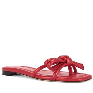 Loeffler Randall Hadley Bow Flat Sandal Size 7